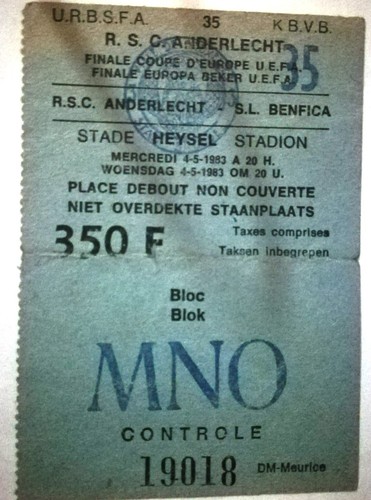 Raro biglietto finale uefa - raro,