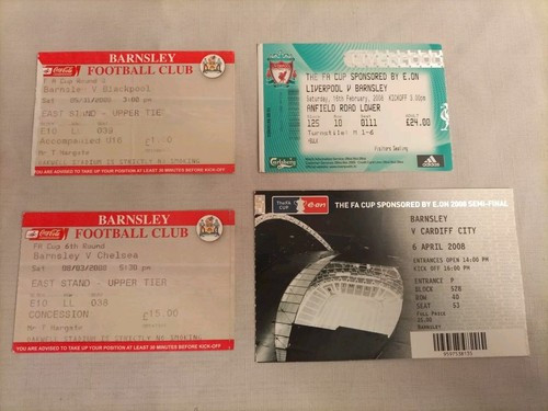 Biglietti barnsley cup - 4x, fa