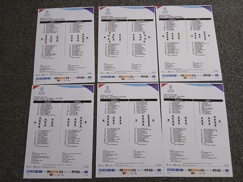 Fogli squadra england - 6x,