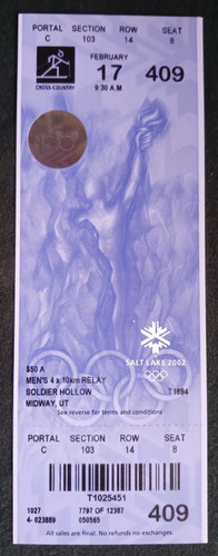 Orig biglietto olimpiadi - orig.,